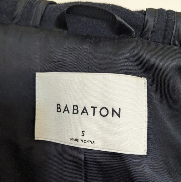 Babaton Pearce Navy Coat Wool - Picture 11 of 14